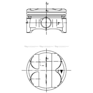 Kolv 84,5mm från Autofrance