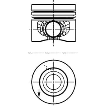 Kolv 81,01mm från Autofrance