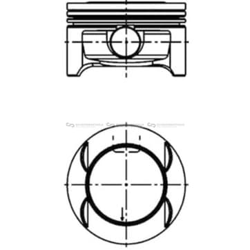 Kolv 73,9mm från Autofrance