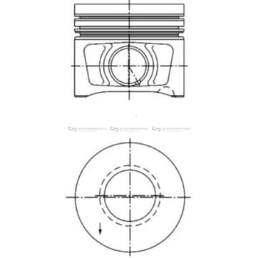 Kolv 81,26mm från Autofrance