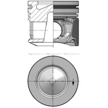 Kolv 73,7mm från Autofrance