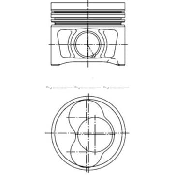 Kolv 81,01mm från Autofrance