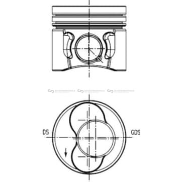 Kolv 80,01mm från Autofrance