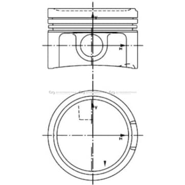 Kolv 81,51mm från Autofrance