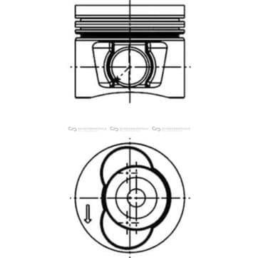 Kolv 81,51mm från Autofrance