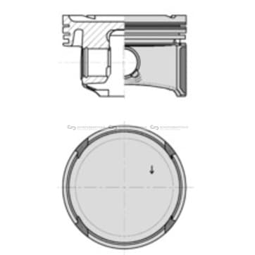 Kolv 76,51mm från Autofrance