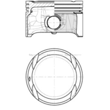 Kolv 77,01mm från Autofrance