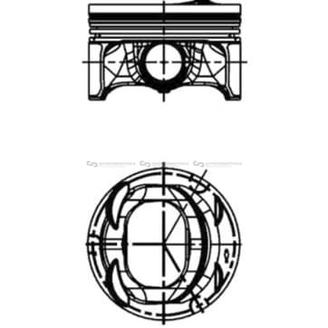 Kolv 77,01mm från Autofrance