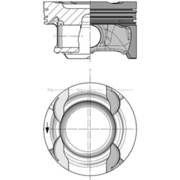 Kolv 83mm från Autofrance