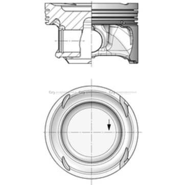 Kolv 83mm från Autofrance