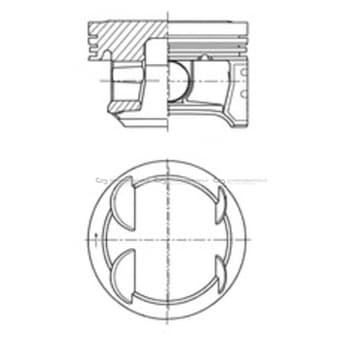 Kolv 73,65mm från Autofrance