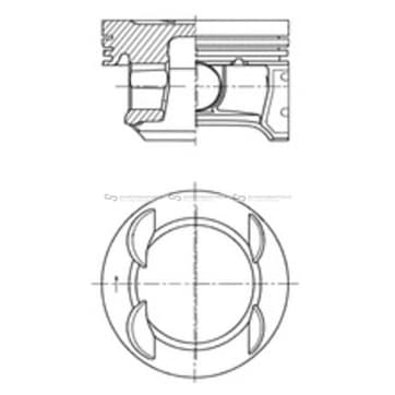 Kolv 73,9mm från Autofrance