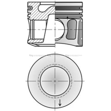 Kolv 86,5mm från Autofrance