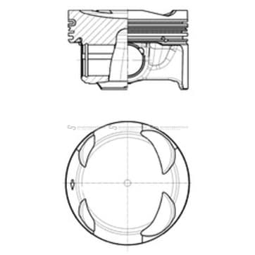 Kolv 74,51mm från Autofrance