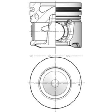 Kolv 75,6mm från Autofrance