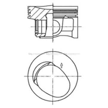 Kolv 71mm från Autofrance