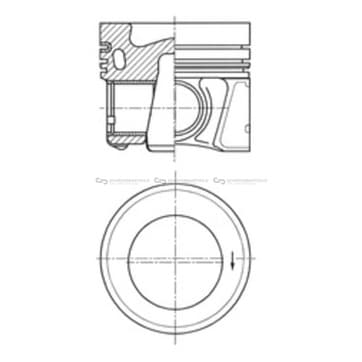 Kolv 81,51mm från Autofrance