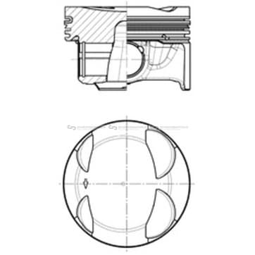 Kolv 74,51mm från Autofrance
