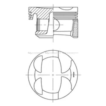 Kolv 77,5mm från Autofrance