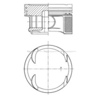 Kolv 82,25mm från Autofrance