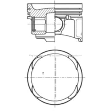 Kolv 72mm från Autofrance