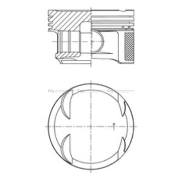 Kolv 82,25mm från Autofrance