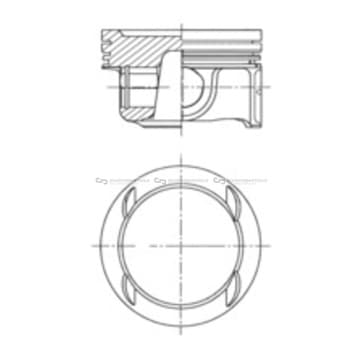 Kolv 73mm från Autofrance