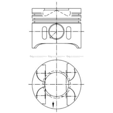 Kolv 88,01mm från Autofrance