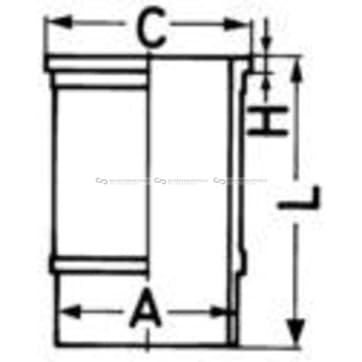 Cylinder, Liner 88mm från Autofrance