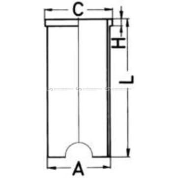 Cylinder, Liner 75mm från Autofrance