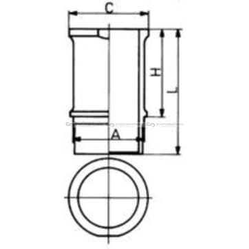 Cylinder, Liner 75mm från Autofrance