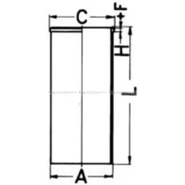Cylinder, Liner 95mm från Autofrance