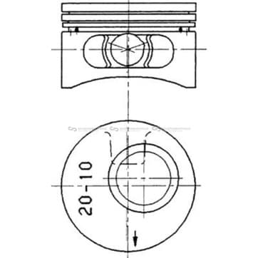 Kolv 87mm från Autofrance