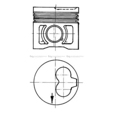 Kolv 79,51mm från Autofrance