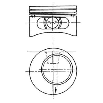 Kolv 86,5mm från Autofrance