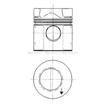 Kolv 97,5mm från Autofrance