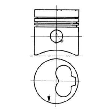 Kolv 76,51mm från Autofrance