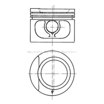 Kolv 81,01mm från Autofrance