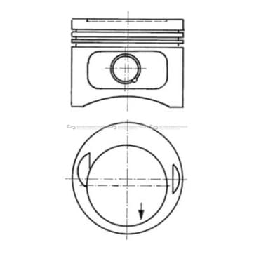 Kolv 96mm från Autofrance