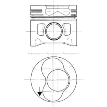 Kolv 79,51mm från Autofrance