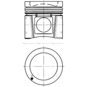 Kolv 102mm från Autofrance