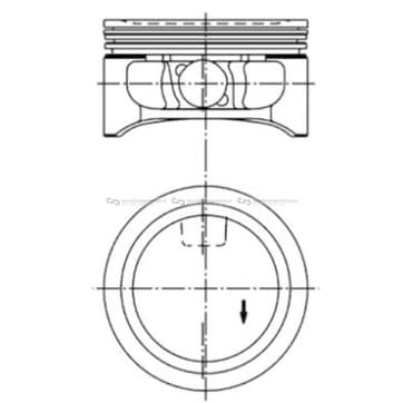 Kolv 86,5mm från Autofrance