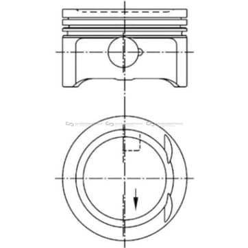 Kolv 90,91mm från Autofrance