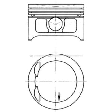 Kolv 86,5mm från Autofrance