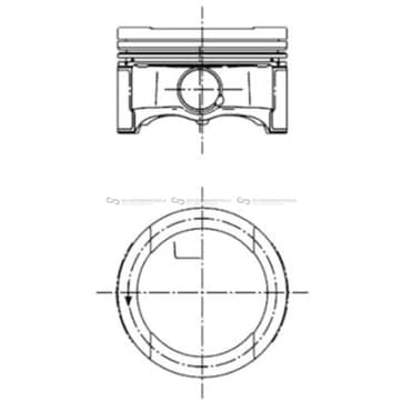 Kolv 81,51mm från Autofrance
