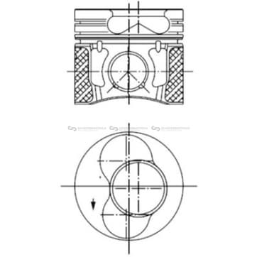 Kolv 79,51mm från Autofrance