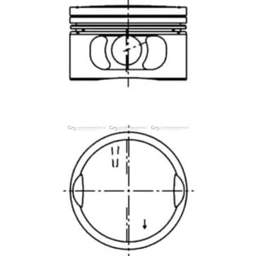 Kolv 83,01mm från Autofrance