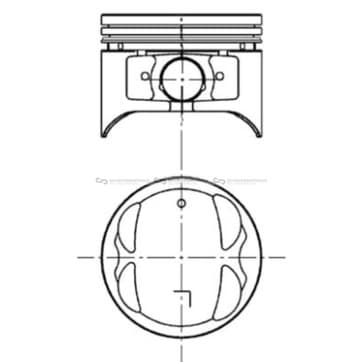 Kolv 86mm från Autofrance