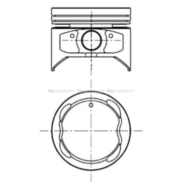 Kolv 86mm från Autofrance