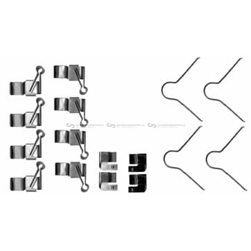 Tillbehörssats, bromsbelägg från Autofrance